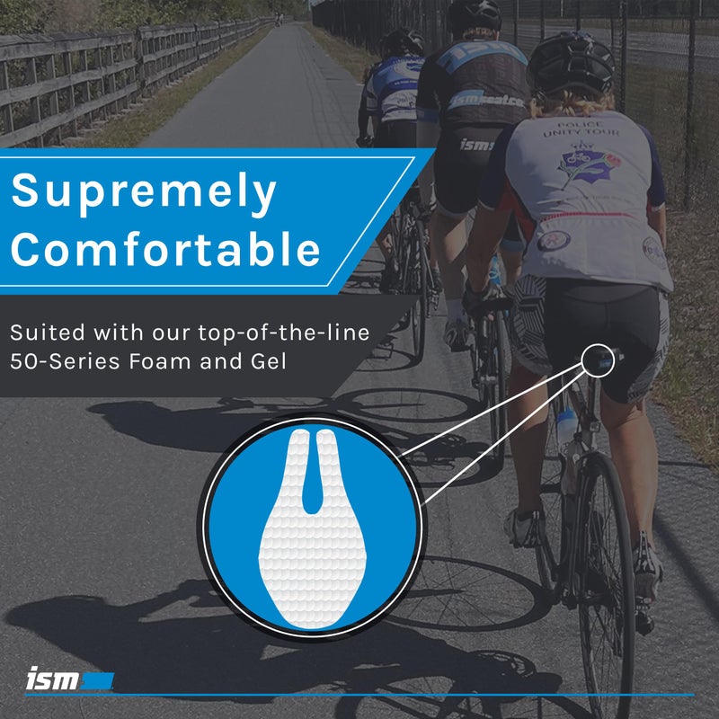 ISM PR Series Noseless Bicycle Seat - Anatomic Relief Bicycle Saddle for Hybrid, Time Trial, Road, and Mountain Bikes - No Nose Bike Saddle for Reduced Numbness and Discomfort - Image 5